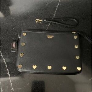 Price is Firm ✅ NEW! Victoria’s Secret Black and Gold Studded Clutch / Wristlet
